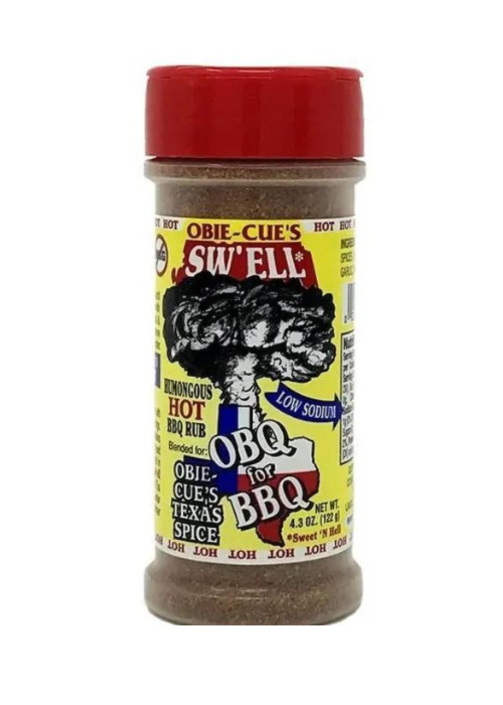 Obie Cue Obie Cue's Sweet 'n Hell BBQ Rub 4.3oz