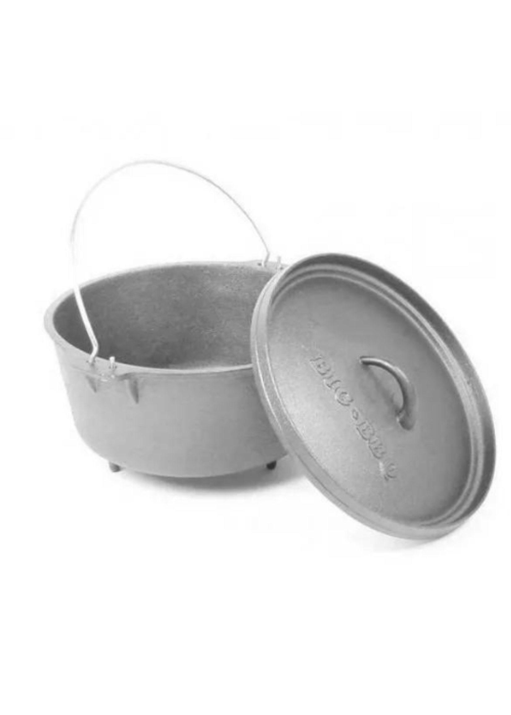 Big BBQ Big BBQ 6Quarts / 5,7ltr Dutch Oven Combo Pack met pootjes