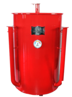 Gateway Drum Smokers Gateway Drum Smoker - 55 Gallon Matte Red No Plate