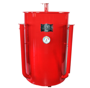 Gateway Drum Smokers Gateway Drum Smoker - 55 Gallon Matte Red No Plate