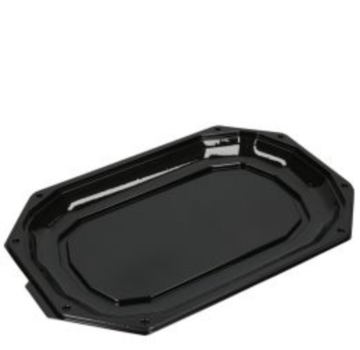 Vuur & Rook Zwarte Cateringsschaal 36x24cm