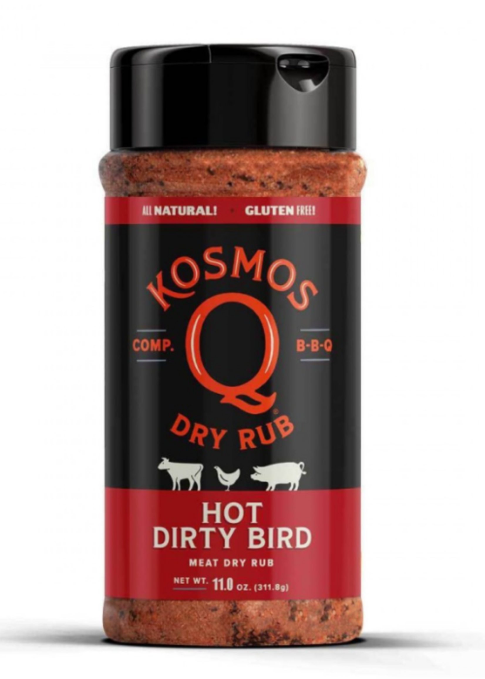 Kosmos Kosmos Dirty Bird Hot BBQ Rub 11oz