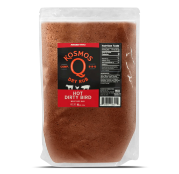 Kosmos Kosmos Dirty Bird Hot BBQ Rub 1lb