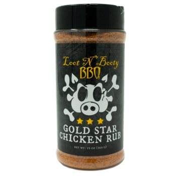 Loot n Booty Loot n Booty BBQ Gold Star Chicken Rub 13oz