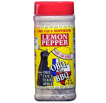 Obie Cue Obie Cue's Lemon Pepper 12oz