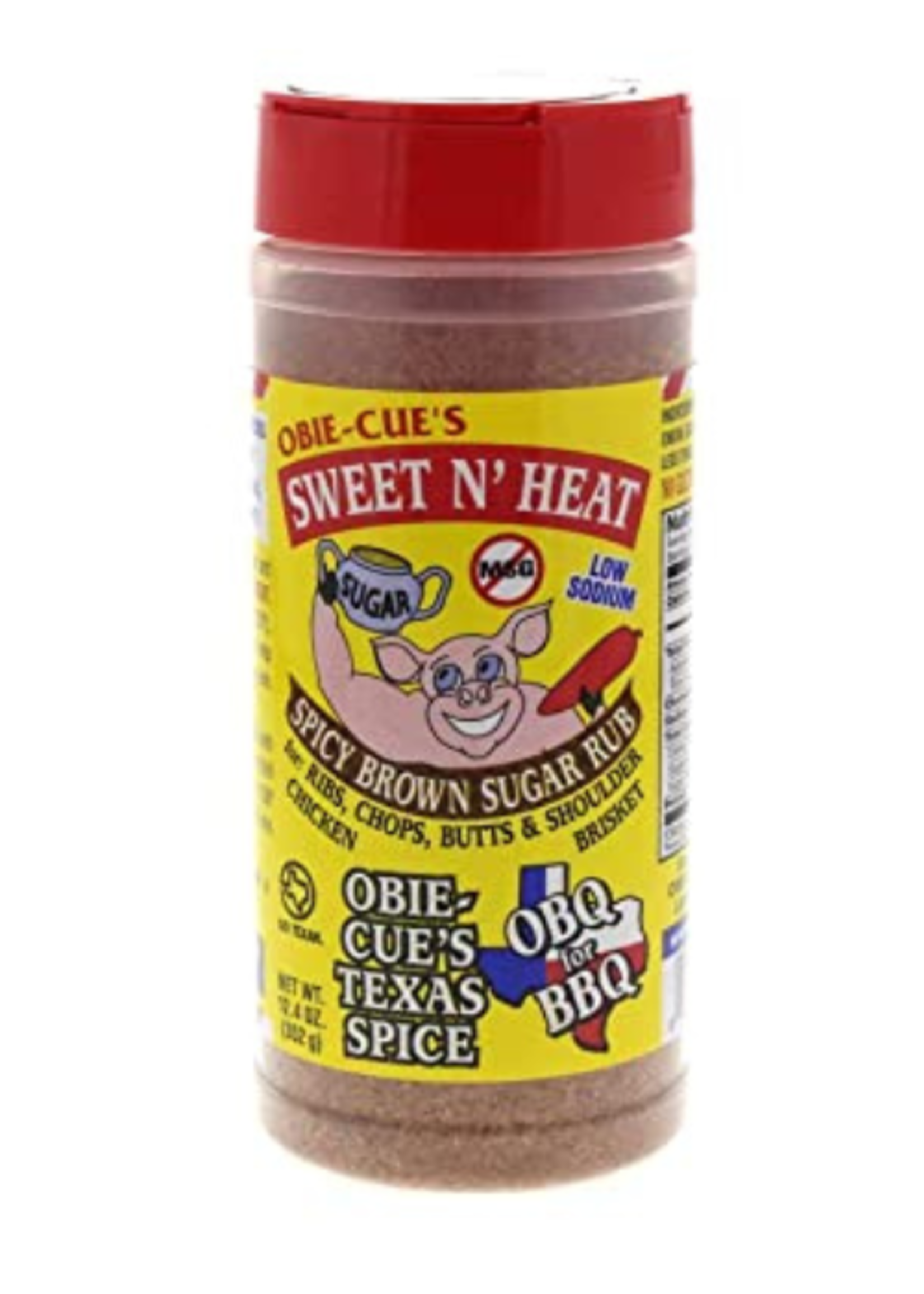 Obie Cue Obie Cue's Sweet N Heat Spicy Brown Sugar 12.4oz