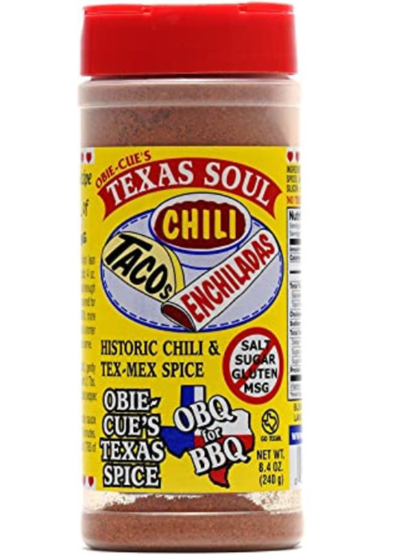 Obie Cue Obie Cue's Texas Soul Seasoning 8.4oz