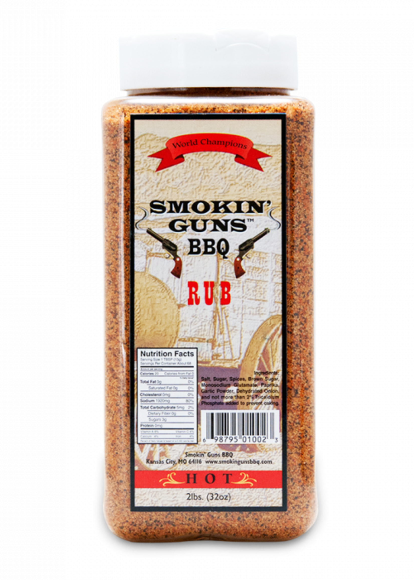 Smokin Guns Smokin' Guns BBQ Hot Rub 32oz