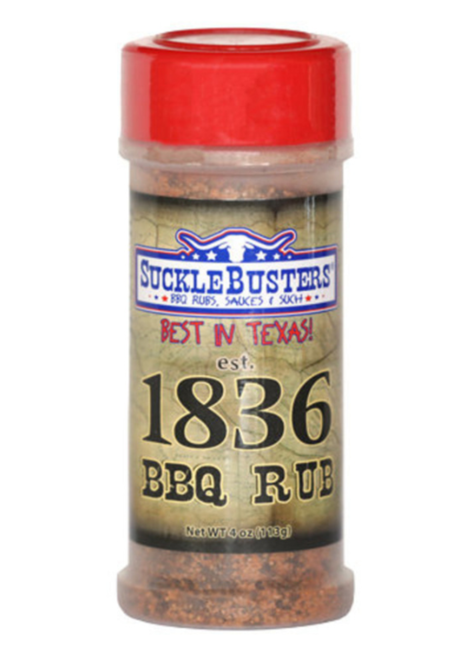 SuckleBusters SuckleBusters 1836 Beef Rub 12oz 