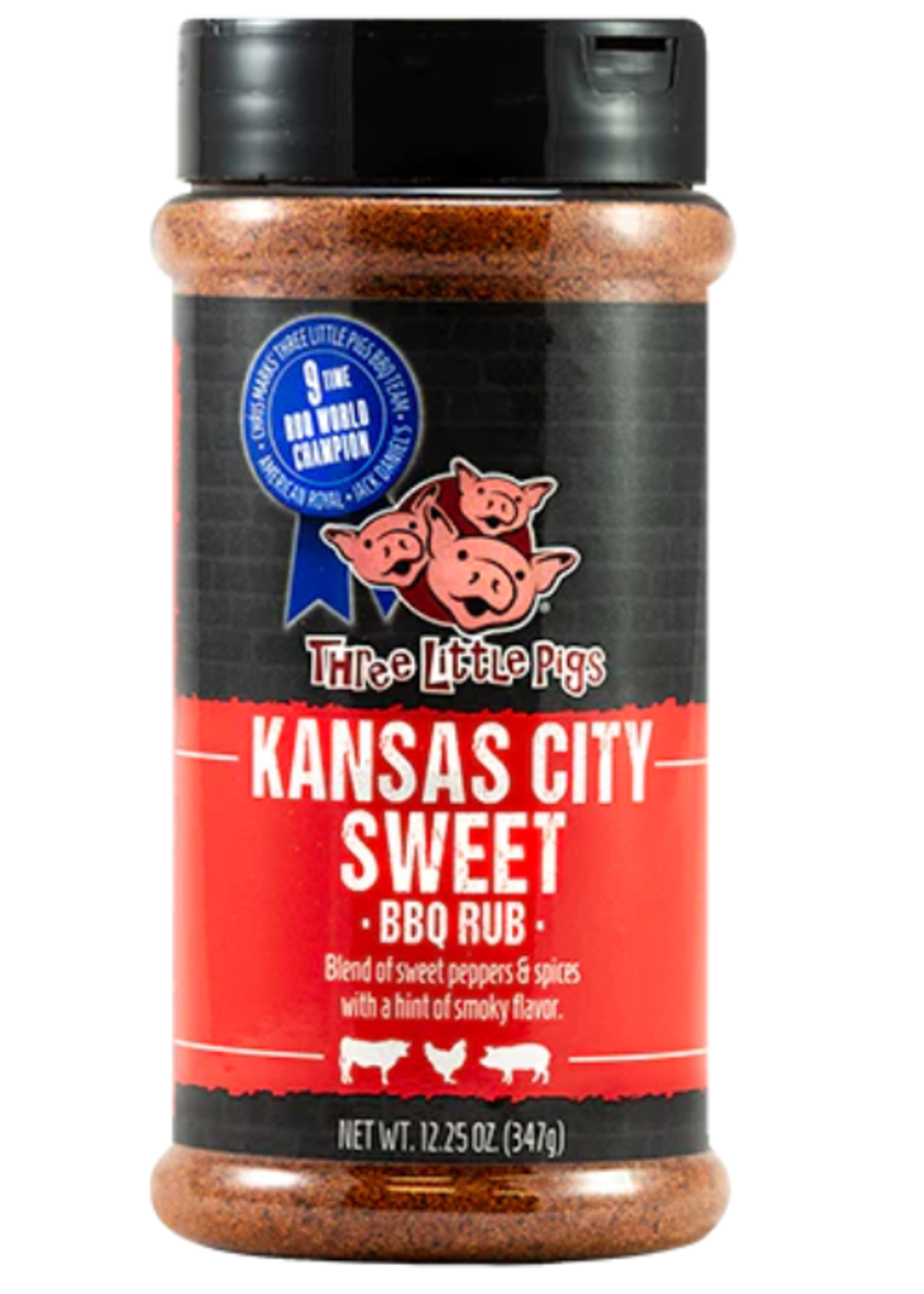 Three Little Pigs Three Little Pigs Kansas City Sweet BBQ Rub 6.28oz