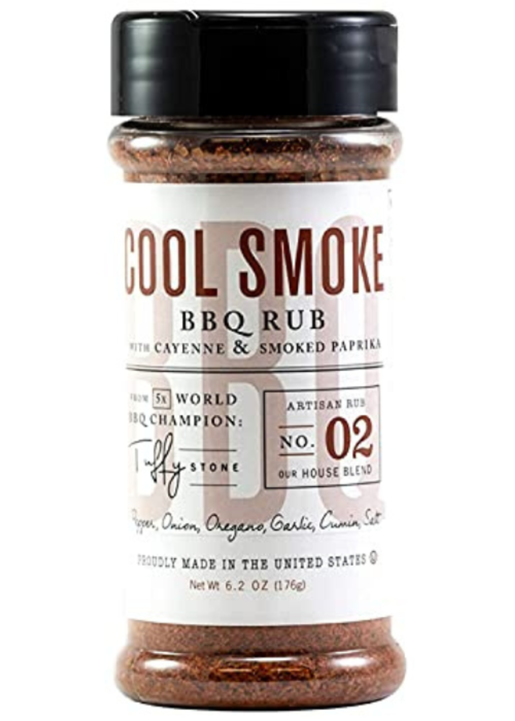 Cool Smoke Tuffy Stone Cool Smoke BBQ Rub 6.2oz