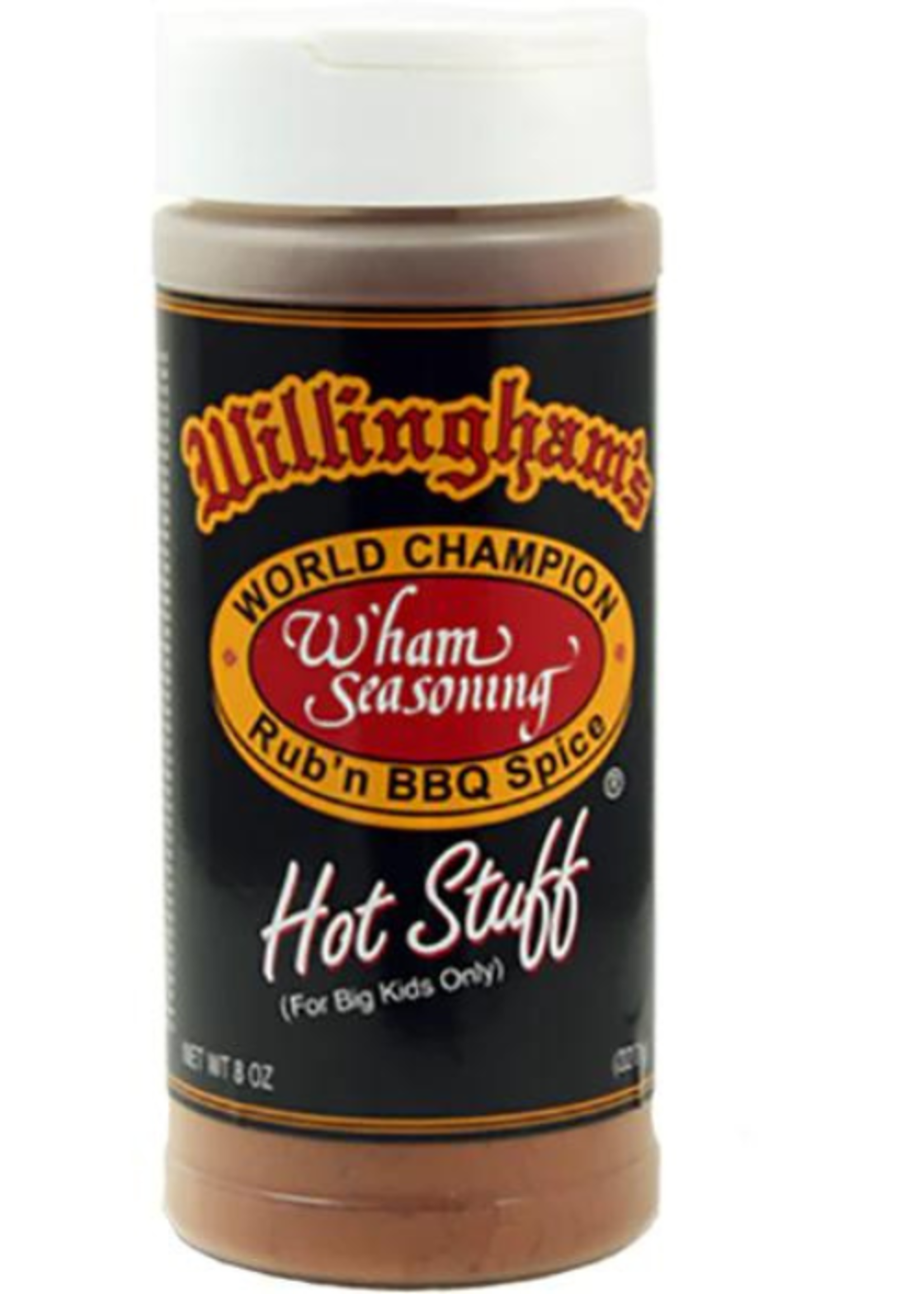 Willingham's Hot Stuff Rub 8oz