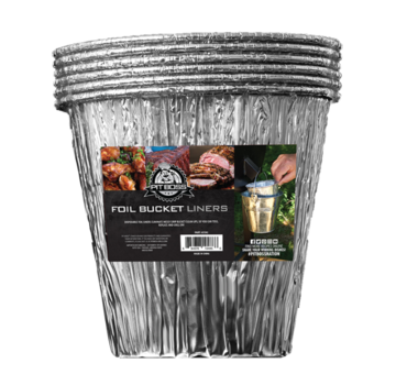 Pit Boss Pit Boss Aluminium Foil Bucket Liner 6 pieces