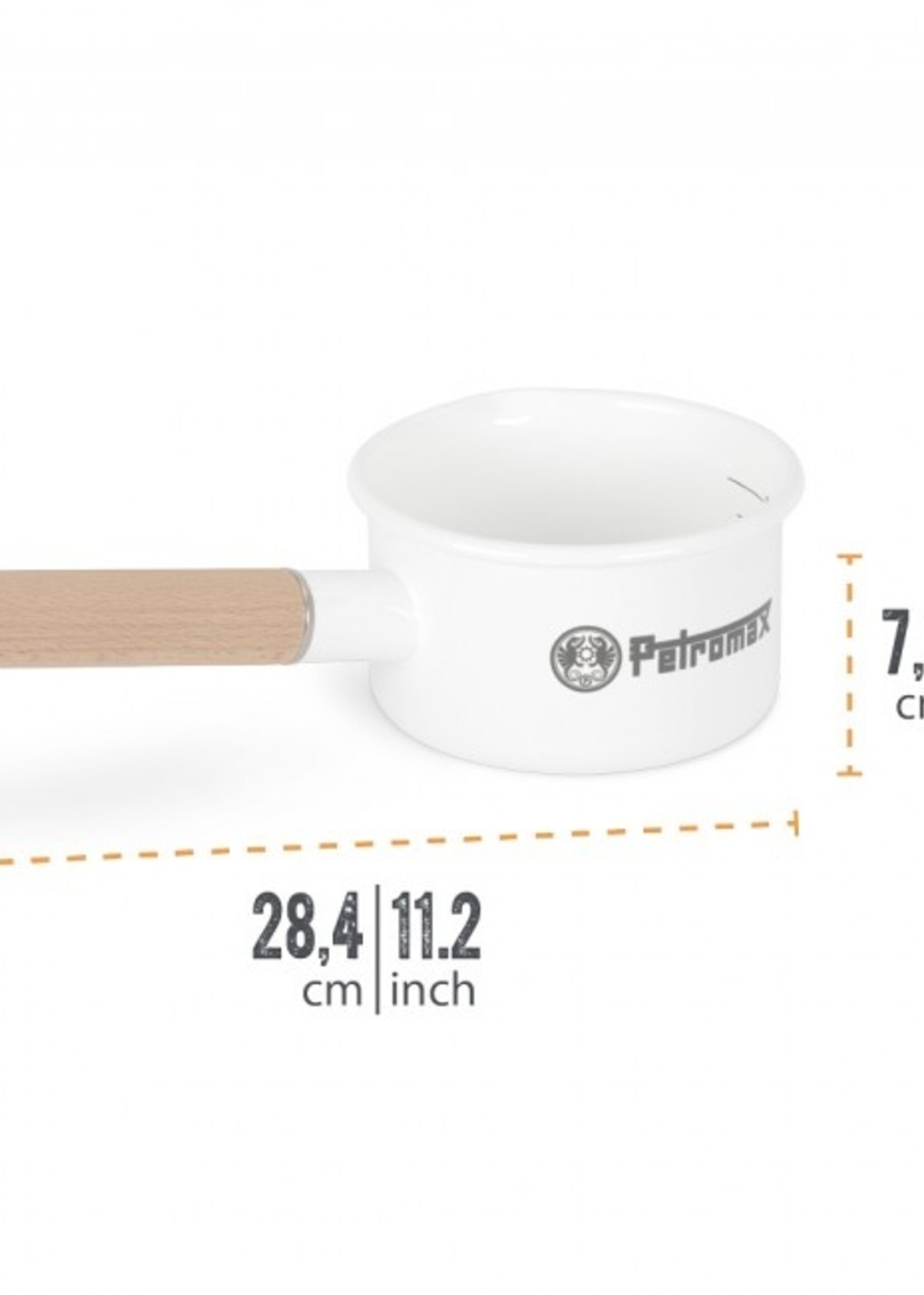 Petromax Petromax Enamel Pan White 0.5 liter