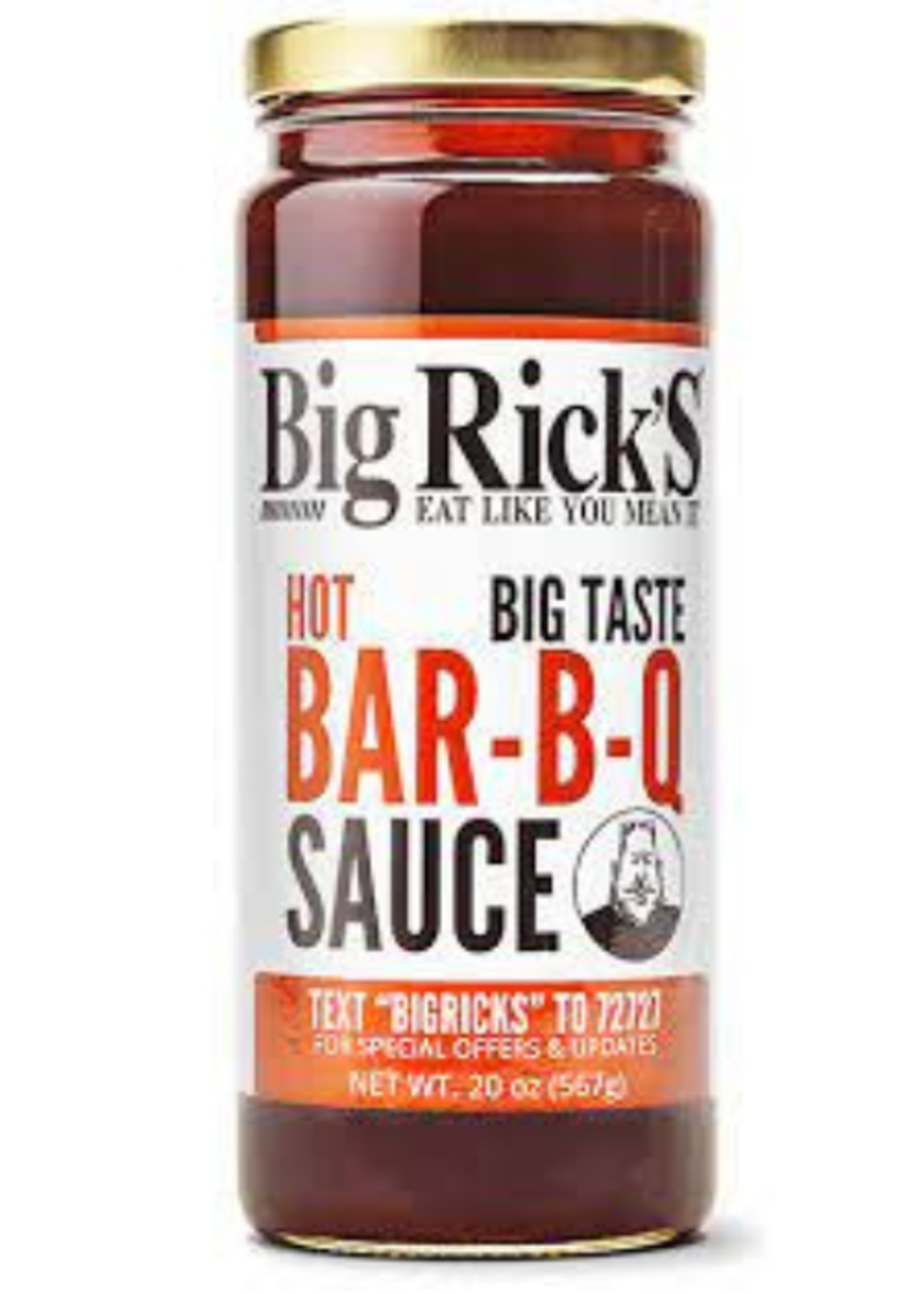 Big Rick's Big Rick's Hot BBQ Sauce 20oz