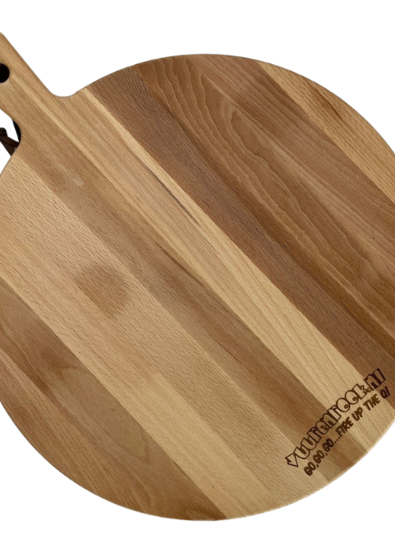 Vuur & Rook Vuur&Rook Puur Hout Serving Board Round 35cm + Stokbrood