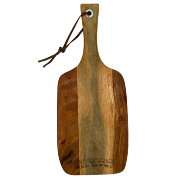 Vuur & Rook Vuur&Rook Servierbrett aus Akazienholz mit Griff, 42 cm