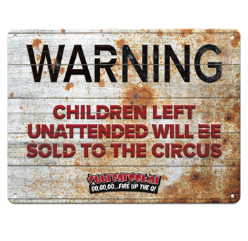 Vuur & Rook Fire & Smoke Circus Mancave Sign - Limited Edition