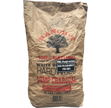 Ranch T Ranch T White Quebracho Restaurant Lump Charcoal 15 kg