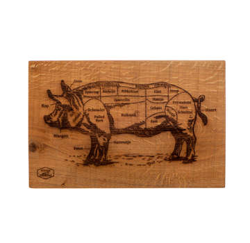 Rough Cooking Rough Cooking Wall Plate Pig