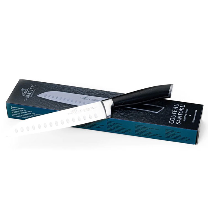 onbetaald Buurt kleermaker Sabatier Couteau Santoku Knife 17.7 cm - Vuur & Rook