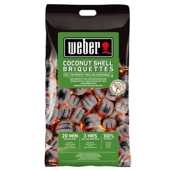 Weber Weber Coconut Briquettes Pillow Shape 8 kg
