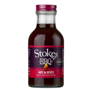 Stokes Stokes BBQ Sauce Hot & Spicy 315 Gramm
