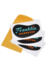 Franklin BBQ Franklin Barbecue Stickers 3 Pack