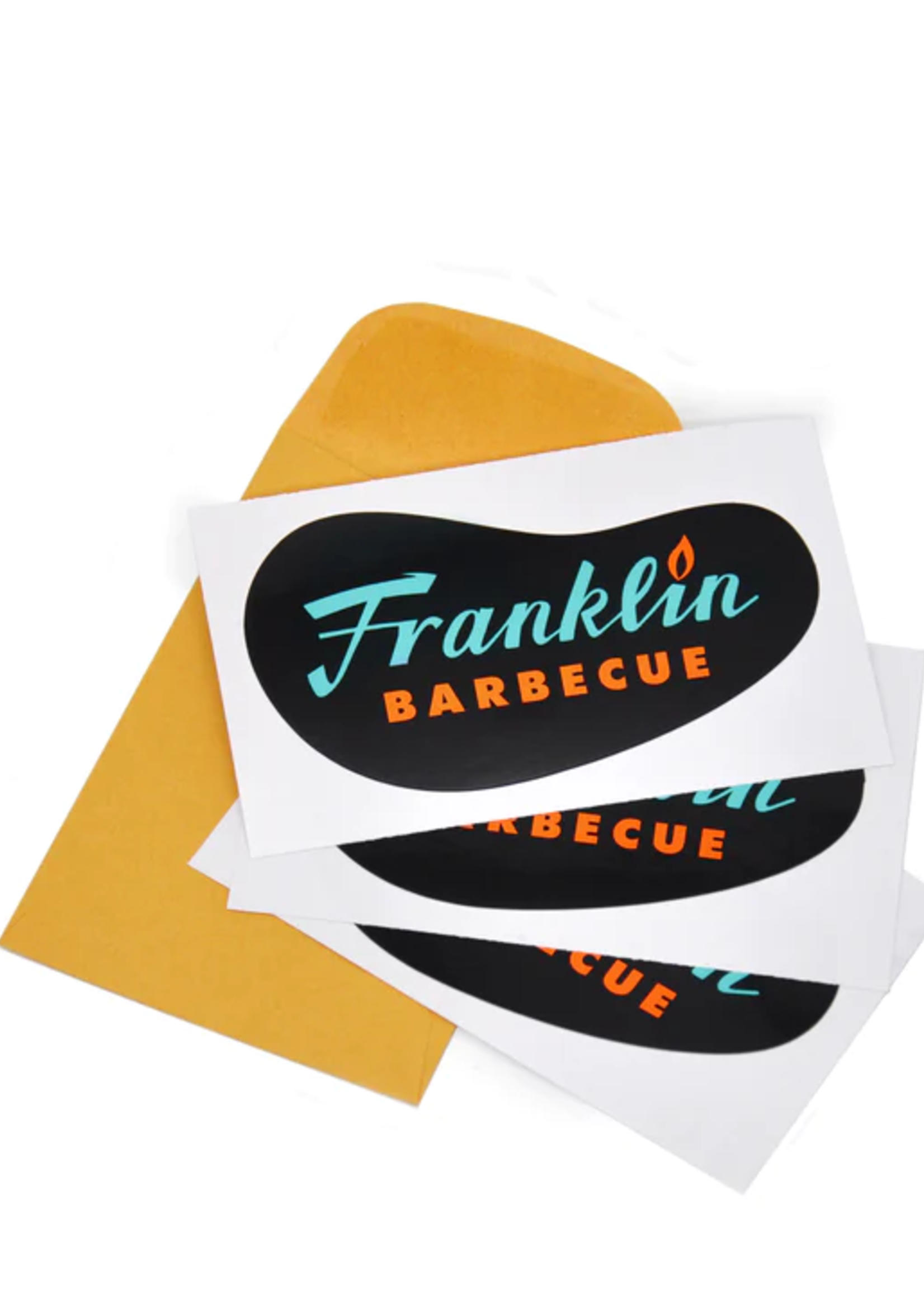 Franklin BBQ Franklin Barbecue Stickers 3 Pack