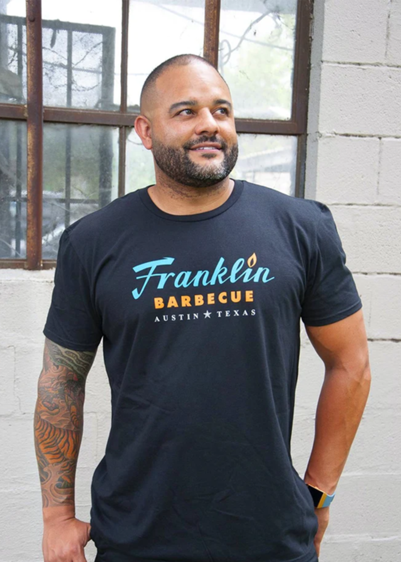 Franklin BBQ Franklin Barbecue T-Shirt Schwarz