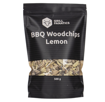 Grill Fanatics Grill Fanatics BBQ Wood Chips Lemon 500 grams