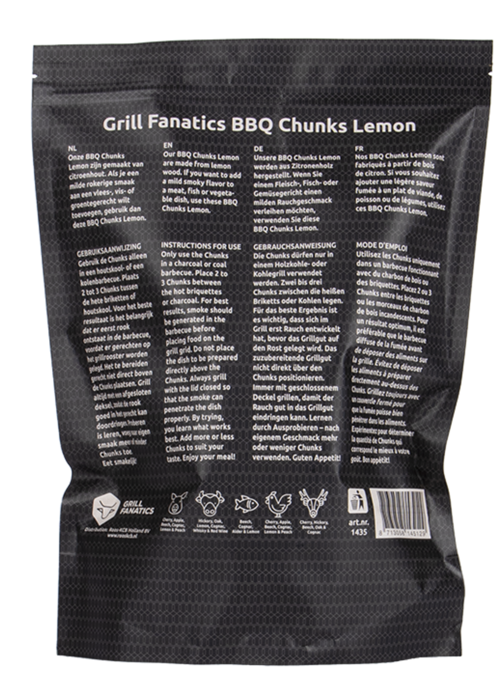 Grill Fanatics BBQ Lemon Chunks 1 kg Vuur & Rook