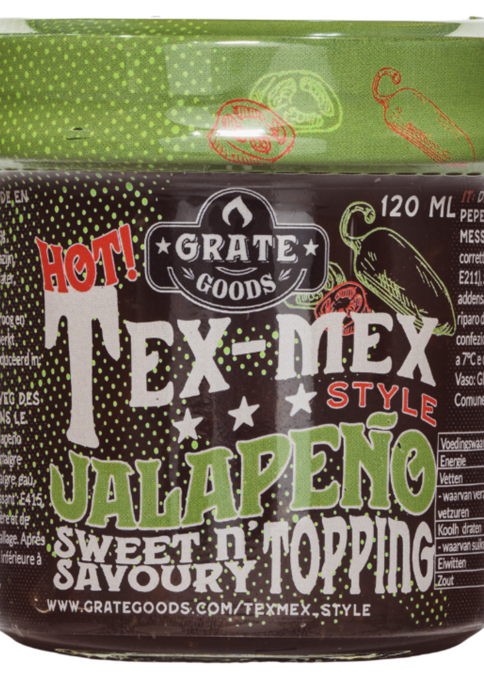 Grate Goods Grate Goods Tex-Mex Style Jalapeno Topping 120 ml