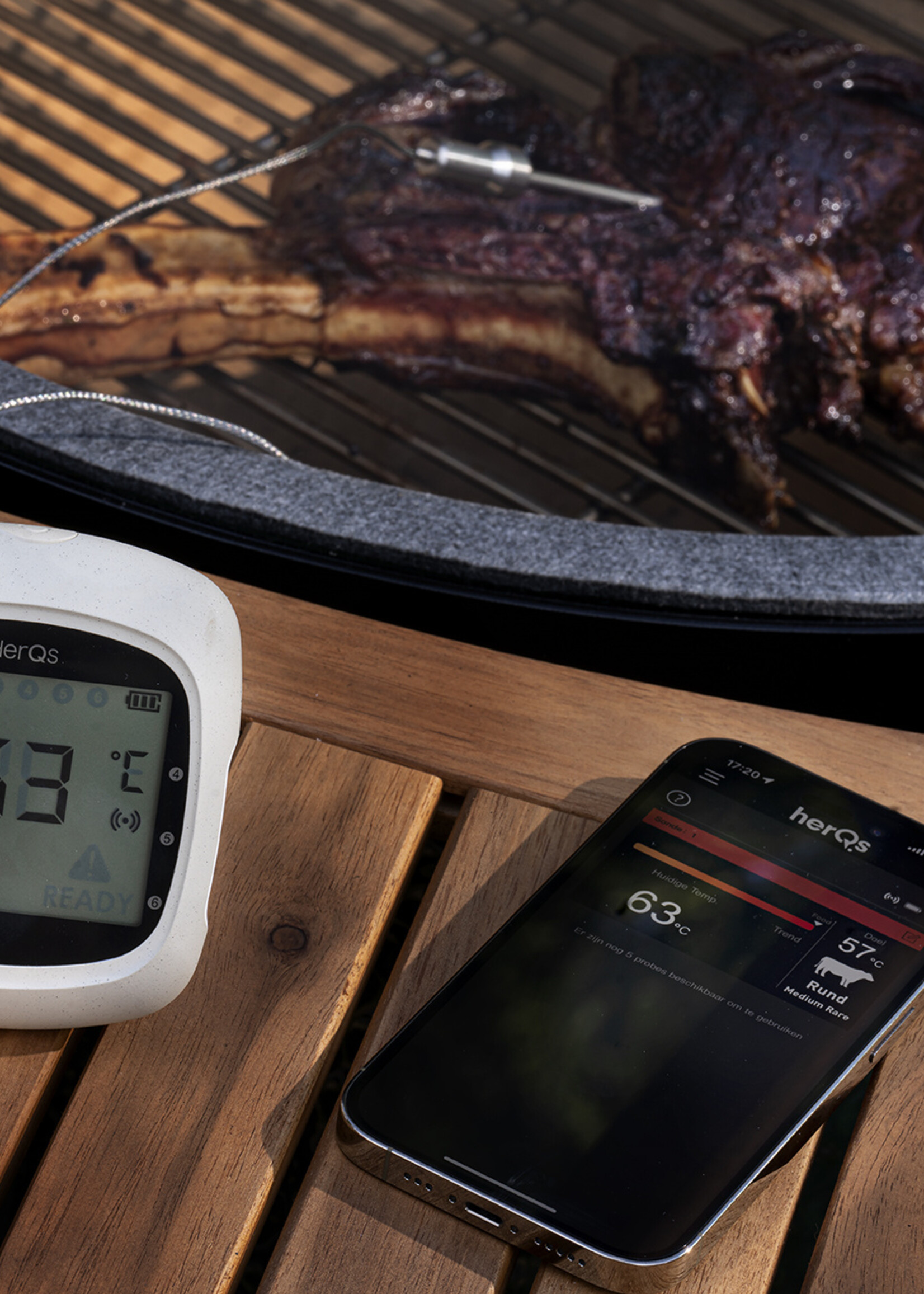 HerQs HerQs Easy Pro BBQ Thermometer