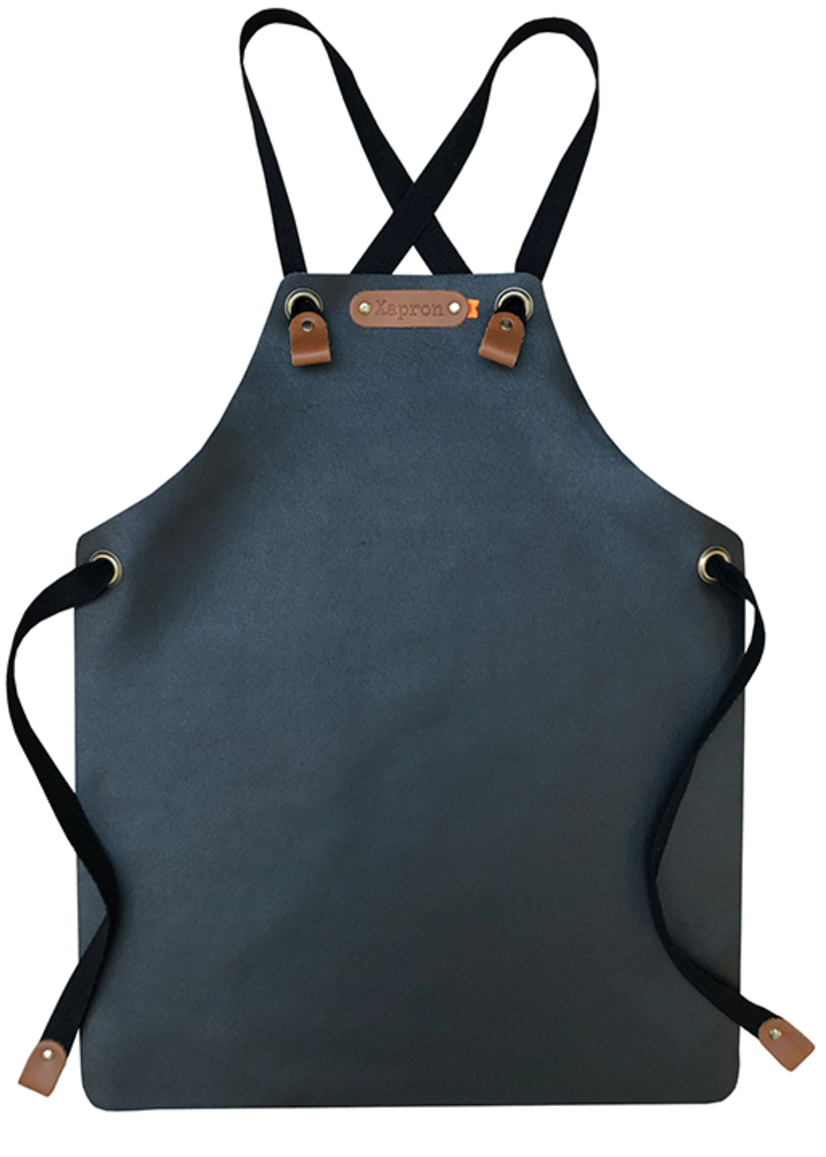 Xapron Xapron Leather Kids Apron Bovine Black