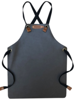 Xapron Xapron Leren Kinder Schort Bovine Brown