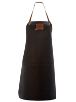 Xapron Xapron Leather Ladies Apron Bovine Black