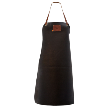 Xapron Xapron Leather Ladies Apron Bovine Black