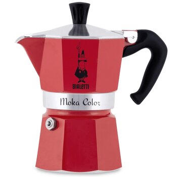 Bialetti Bialetti Mokka Express Red 3 Cups