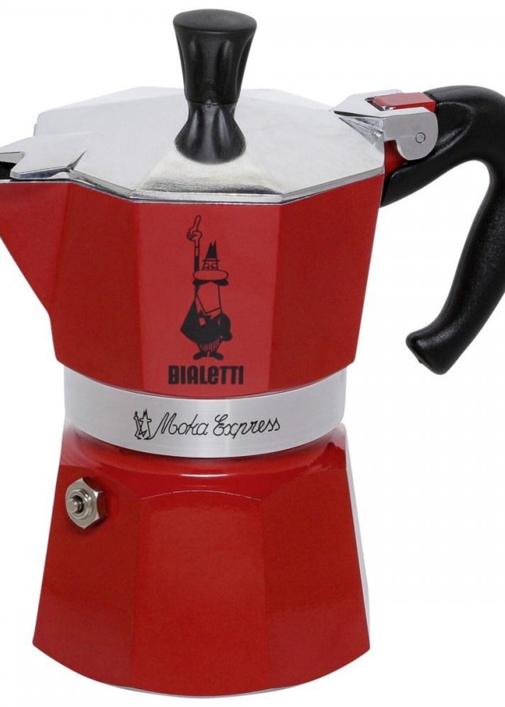 Bialetti Bialetti Mokka Express Red 3 Cups