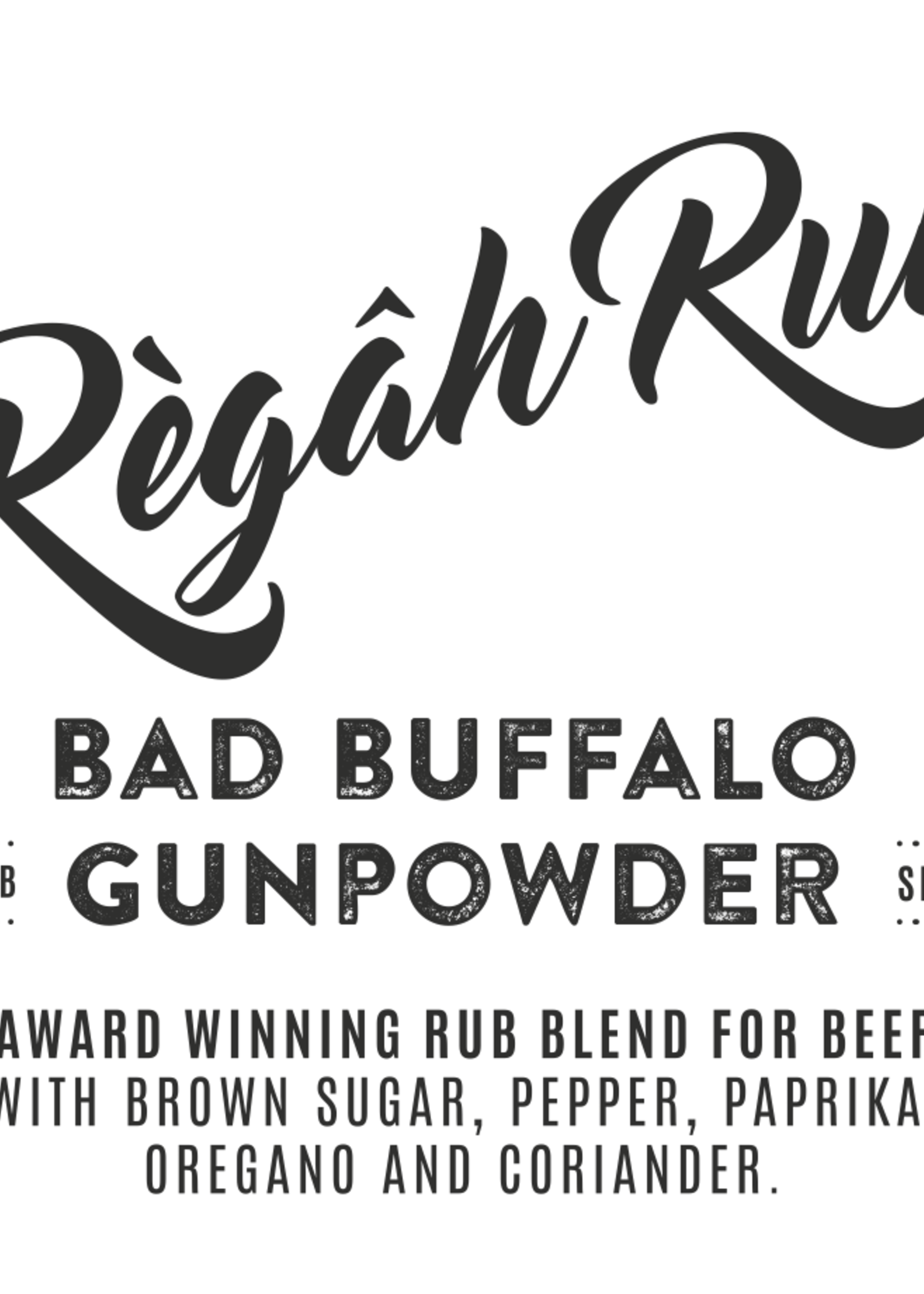 Rokende Regahs Regah Rub Bad Buffalo Gun Powder 1000 grams