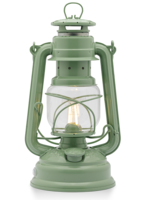 Feuerhand Original Feuerhand Storm lantern Sage Green LED