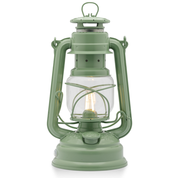 Feuerhand Original Feuerhand Storm lantern Sage Green LED