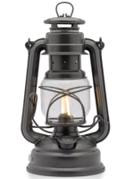 Feuerhand Original Feuerhand Storm lantern Metallic Gray LED