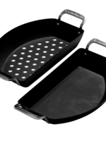 Kamado Joe Kamado Joe Karbon Steel Half Moon Pan Set