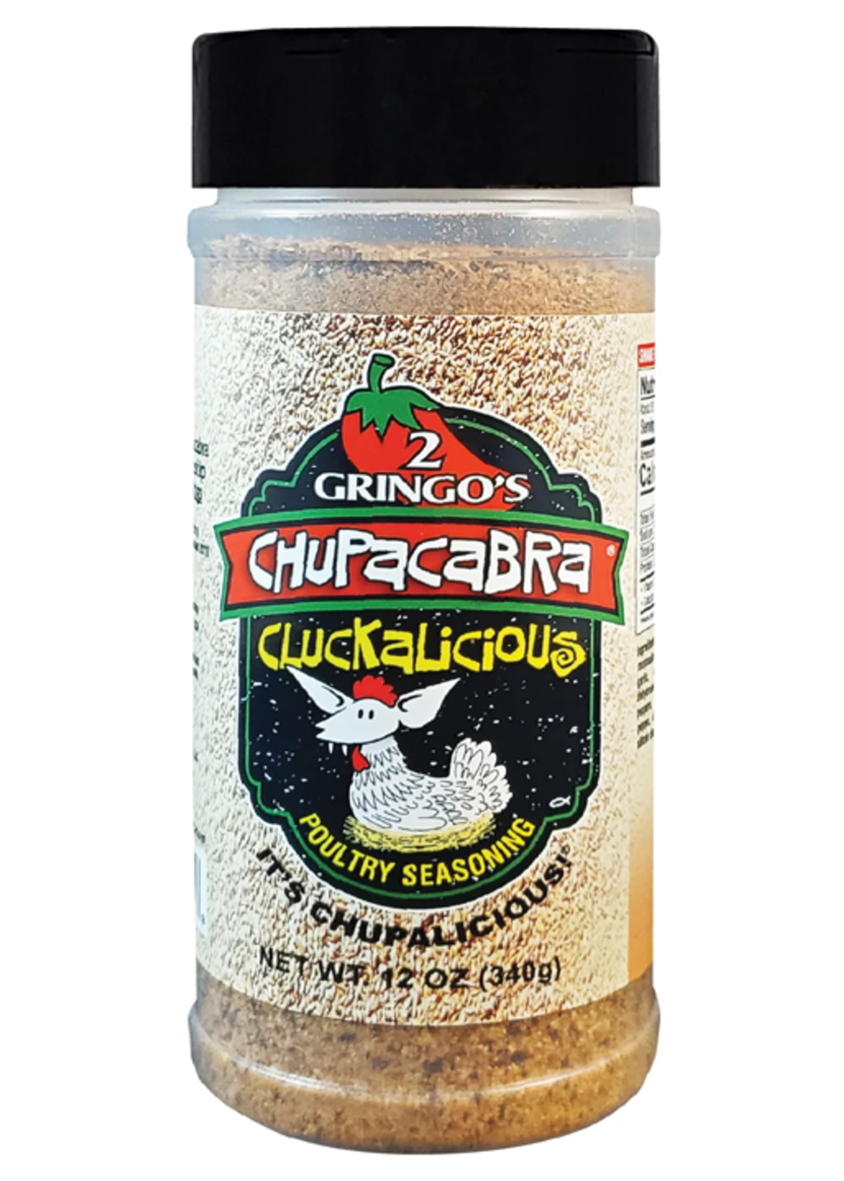 Chupacabra 2 Gringos Chupacabra 'Cluckalicious' Chicken Rub 12oz