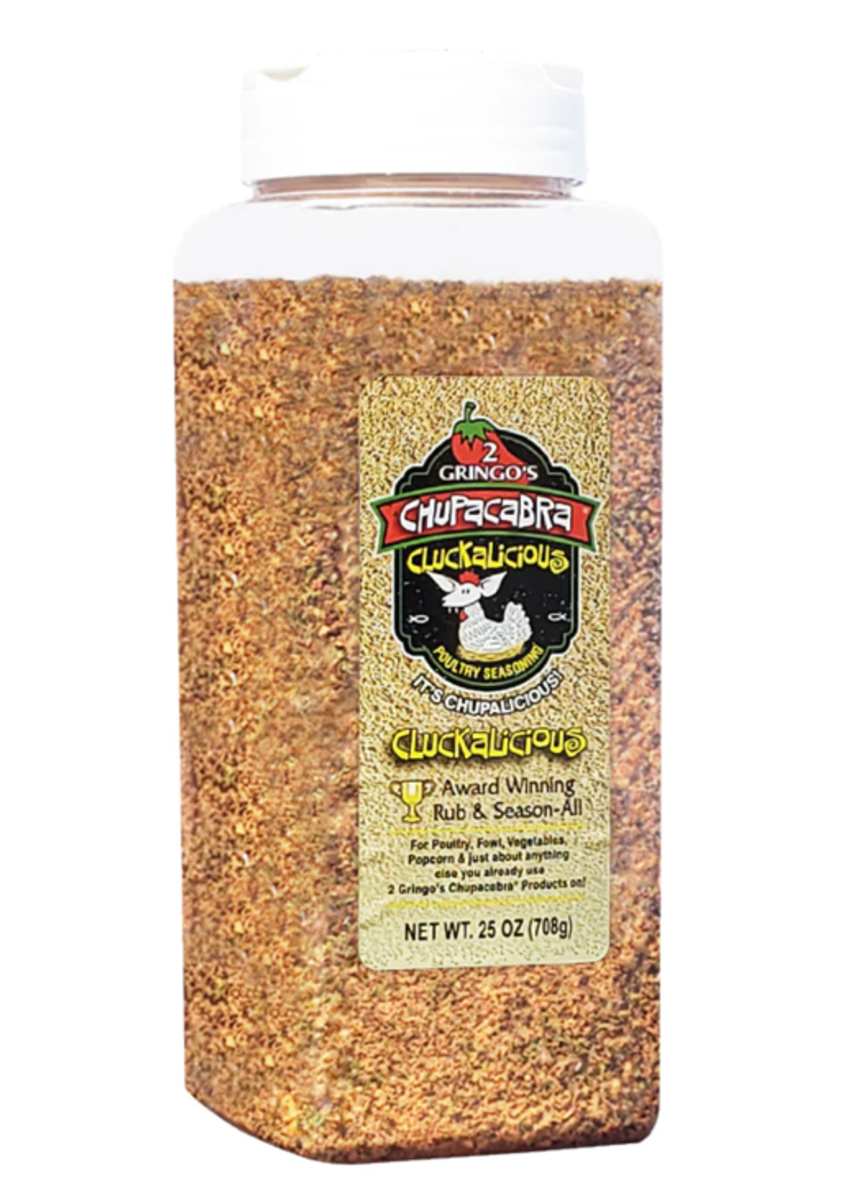 Chupacabra 2 Gringos Chupacabra 'Cluckalicious' Chicken Rub 25 oz