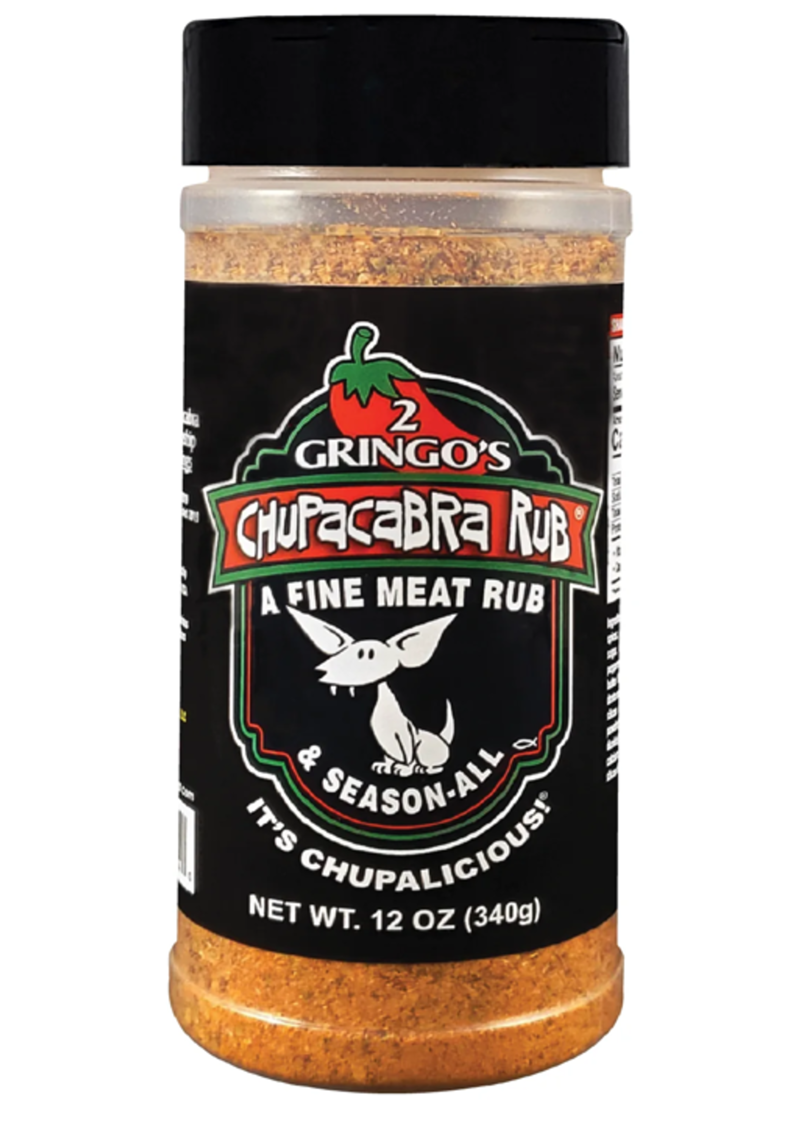 Chupacabra 2 Gringos Chupacabra BBQ Rub 12oz