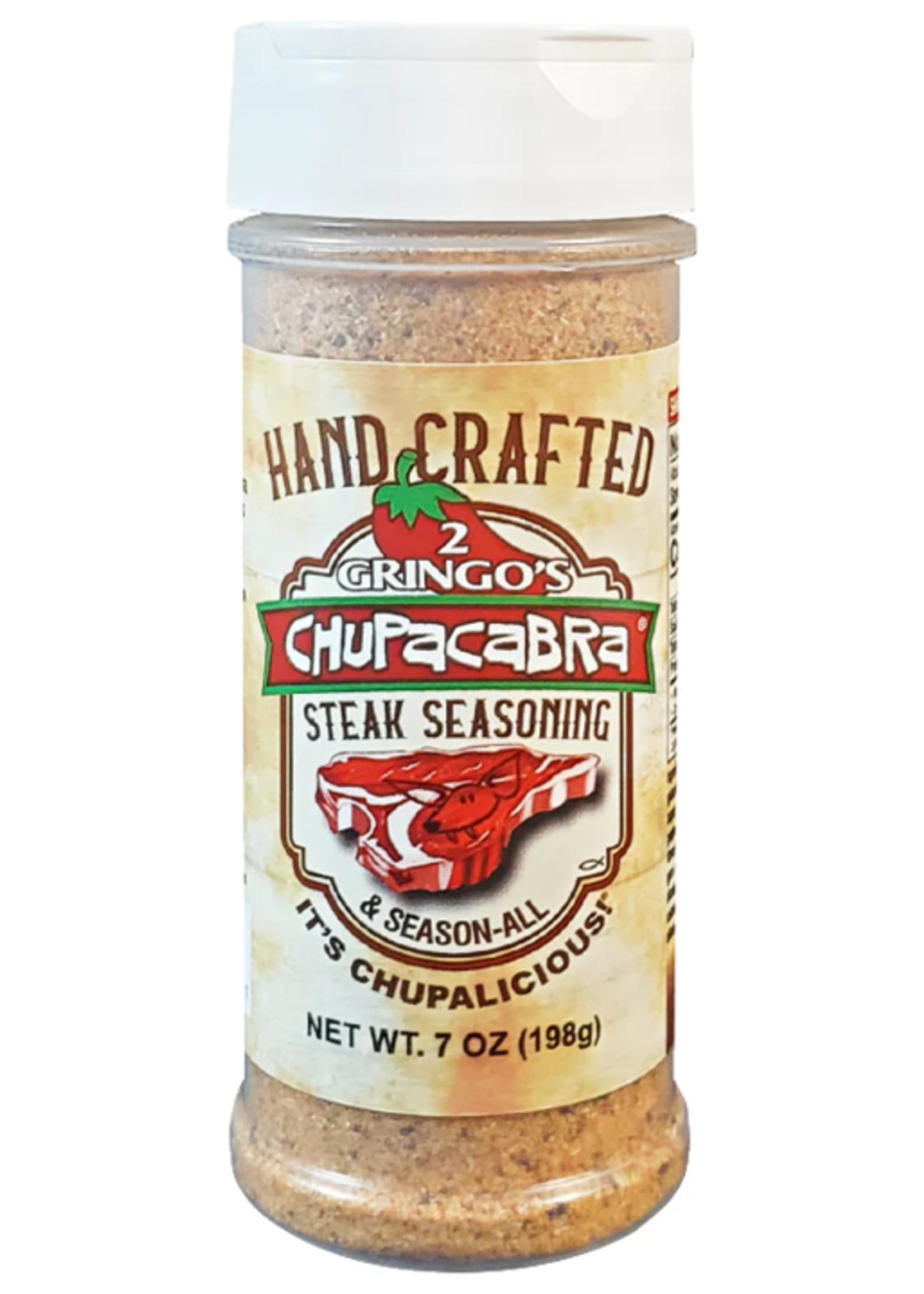 Chupacabra 2 Gringos Chupacabra Handcrafted Steak Seasoning 7 oz