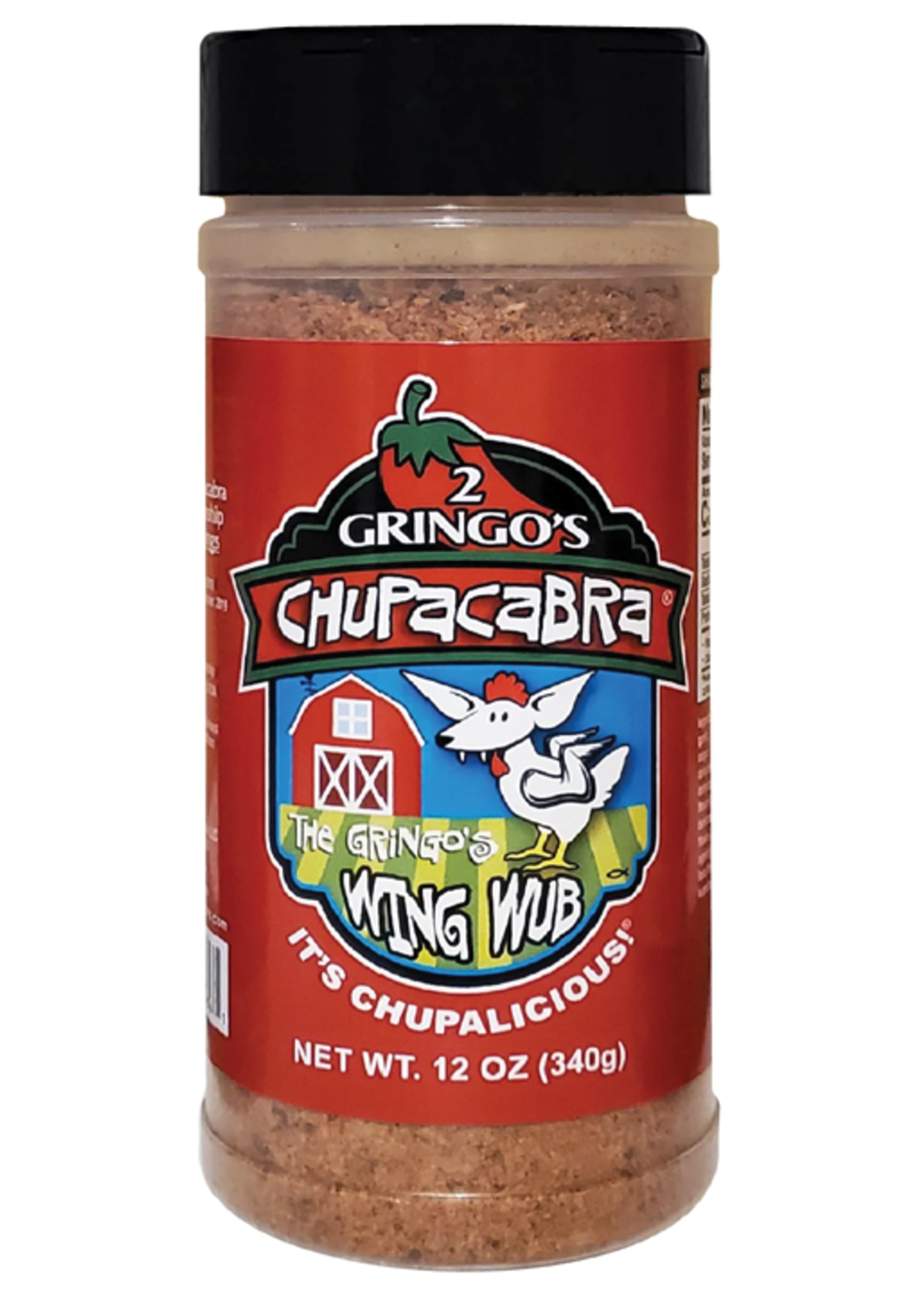 Chupacabra 2 Gringos Chupacabra Wing Wub Rub 12 oz